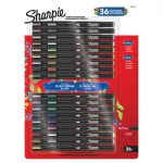 Zestaw Sharpie Kreatywne markery AKRYLOWE KOLORY PODSTAWOWE & KOLORY ZIEMI & CIEPŁE KOLORY (końcówka fine) 36 szt.