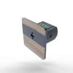 Laserowy czujnik odległości DRL-12, czujnik ruchu, jesion-antracyt