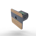 Laserowy czujnik odległości DRL-12, czujnik ruchu, dąb-antracyt