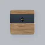 Laserowy czujnik odległości DRL-12, czujnik ruchu, dąb-antracyt