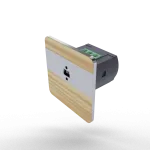 Laserowy czujnik odległości DRL-12, czujnik ruchu, sosna-satyna