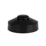 Mikrofalowy czujnik ruchu z funkcją czujnika obecności, montaż na suficie 24V; czarny