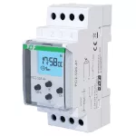 Zegar sterujący, astronomiczny z programowalną przerwą nocną, 1-kanałowy z NFC, zewnętrzne wejście sterujące, iOS, Android