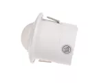 Czujnik ruchu PIR 360°, Un=230V AC, P=300W, montaż sufitowy, biały