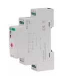 Przekaźnik bistabilny z wyłącznikiem czasowym 9÷30 V AC/DC, na szynę DIN, z przekaźnikiem inrush 160A/20ms