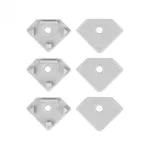 Profil R03 narożny biały + klosz mrożony 3m