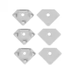 Profil R03 narożny biały + klosz transparentny 3m