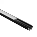 Profil R03 narożny czarny + klosz mrożony 3m