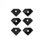 Profil R03 narożny czarny + klosz transparentny 3m