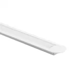 Profil P03 podtynkowy biały + klosz mrożony 3m