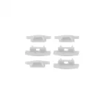 Profil P03 podtynkowy biały + klosz mrożony 3m