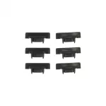 Profil P03 podtynkowy czarny + klosz transparentny 3m