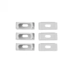 Profil N03 natynkowy biały + klosz mrożony 3m