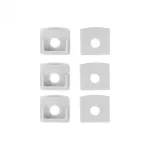 Profil GPP03 podtynkowy biały + klosz mleczny 3m