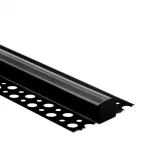 Profil GPP03 podtynkowy czarny + klosz transparentny 3m