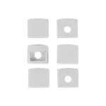 Profil GP03 podtynkowy biały + klosz transparentny 3m