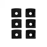 Profil GP03 podtynkowy czarny + klosz mleczny 3m