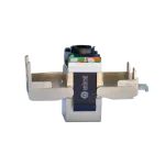 Gniazdo RJ45 STP kat. 6 keystone niebieskie (beznarzędziowe), slim