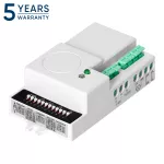 Mikrofalowy czujnik ruchu mini ze ściemniaczem, 360/180st. z regulacją zworkową, IP20, 1200W