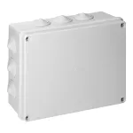 Puszka hermetyczna 240x190x90, 12 dławików, szara, IP65