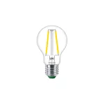 Żarówka LED Philips MASTER klasa A 2.3W zamiennik 40W 485lm 4000K LEDBulbND2.3-40W E27 840 A60 CL G UE Szkło przezroczyste 5 lat gwar