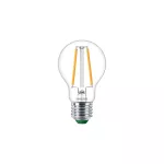 Żarówka LED Philips MASTER klasa A 2.3W zamiennik 40W 485lm 3000K LEDBulbND2.3-40W E27 830 A60 CL G UE Szkło przezroczyste 5 lat gwar