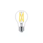 Żarówka LED Philips MASTER 7.2W zamiennik 75W 1055lm ściemnialna 2200-2700K LEDBulb DT7.2-75W E27 CRI95A60CL G Szkło przezroczyste 5 lat gwar
