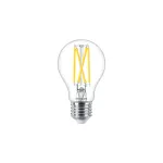 Żarówka LED Philips MASTER 5.9W zamiennik 60W 806lm ściemnialna 2200-2700K LEDBulbDT5.9-60W E27 CRI95A60CL G Szkło przezroczyste 5 lat gwar