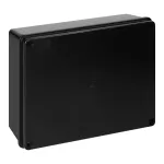 Puszka hermetyczna 240x190x90, bez dławików, czarna, bezhalogenowa, odporna na UV, IP65