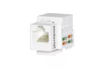 Gniazdo UTP RJ 45 kat. 6 keystone biały, EM/FA-2630AK-8-C6