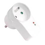 Rozgałęźnik 1-krotny 1x2P+Z z zabezpieczeniem przeciwprzepięciowym 250V~/16A biały R-10F