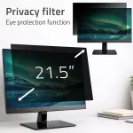 Qoltec Filtr prywatyzujący RODO 21.5" | 16:9 | Ochrona wzroku | Panoramiczny