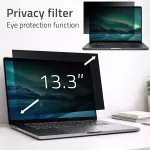 Qoltec Filtr prywatyzujący RODO do MacBook Pro Touch Bar 13.3" (2016-2018) | Ochrona wzroku