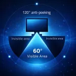 Qoltec Filtr prywatyzujący RODO do MacBook Pro Touch Bar 13.3" (2016-2018) | Ochrona wzroku