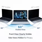 Qoltec Filtr prywatyzujący RODO do MacBook Pro Touch Bar 13.3" (2016-2018) | Ochrona wzroku