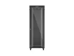 SZAFA INSTALACYJNA RACK STOJĄCA 19" 47U 800X1200 CZARNA DRZWI PRZESZKLONE LCD LANBERG (FLAT PACK) V2
