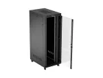 SZAFA INSTALACYJNA RACK STOJĄCA 19" 47U 800X1200 CZARNA DRZWI PRZESZKLONE LCD LANBERG (FLAT PACK) V2