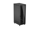 SZAFA INSTALACYJNA RACK STOJĄCA 19" 47U 800X1200 CZARNA DRZWI PRZESZKLONE LCD LANBERG (FLAT PACK) V2