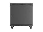 SZAFA INSTALACYJNA RACK STOJĄCA 19" 15U 800X1000 CZARNA DRZWI PRZESZKLONE LCD LANBERG (FLAT PACK) V2