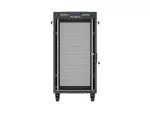 SZAFA INSTALACYJNA RACK STOJĄCA 19" 22U 600X600 CZARNA DRZWI PERFOROWANE LCD LANBERG (FLAT PACK) V2