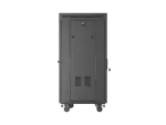 SZAFA INSTALACYJNA RACK STOJĄCA 19" 22U 600X600 CZARNA DRZWI PRZESZKLONE LCD LANBERG (FLAT PACK) V2