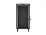 SZAFA INSTALACYJNA RACK STOJĄCA 19" 22U 600X800 CZARNA DRZWI PRZESZKLONE LCD LANBERG (FLAT PACK) V2
