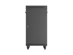 SZAFA INSTALACYJNA RACK STOJĄCA 19" 22U 600X800 CZARNA DRZWI PRZESZKLONE LCD LANBERG (FLAT PACK) V2