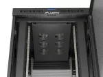 SZAFA INSTALACYJNA RACK STOJĄCA 19" 22U 800X1000 CZARNA DRZWI PERFOROWANE LCD LANBERG (FLAT PACK) V2