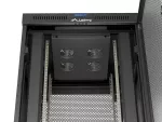 SZAFA INSTALACYJNA RACK STOJĄCA 19" 22U 800X800 CZARNA DRZWI PERFOROWANE LCD LANBERG (FLAT PACK) V2