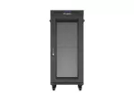 SZAFA INSTALACYJNA RACK STOJĄCA 19" 27U 600X800 CZARNA DRZWI PERFOROWANE LCD LANBERG (FLAT PACK) V2