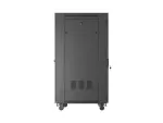 SZAFA INSTALACYJNA RACK STOJĄCA 19" 27U 600X800 CZARNA DRZWI PERFOROWANE LCD LANBERG (FLAT PACK) V2