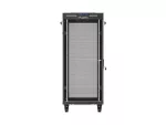 SZAFA INSTALACYJNA RACK STOJĄCA 19" 27U 600X800 CZARNA DRZWI PERFOROWANE LCD LANBERG (FLAT PACK) V2