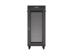 SZAFA INSTALACYJNA RACK STOJĄCA 19" 27U 600X800 CZARNA DRZWI PERFOROWANE LCD LANBERG (FLAT PACK) V2