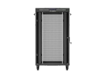 SZAFA INSTALACYJNA RACK STOJĄCA 19" 27U 800X1000 CZARNA DRZWI PERFOROWANE LCD LANBERG (FLAT PACK) V2